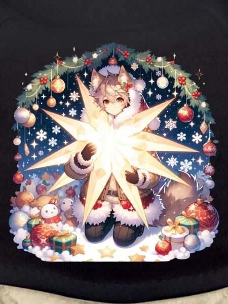 Chat mignon Manga Noël Design