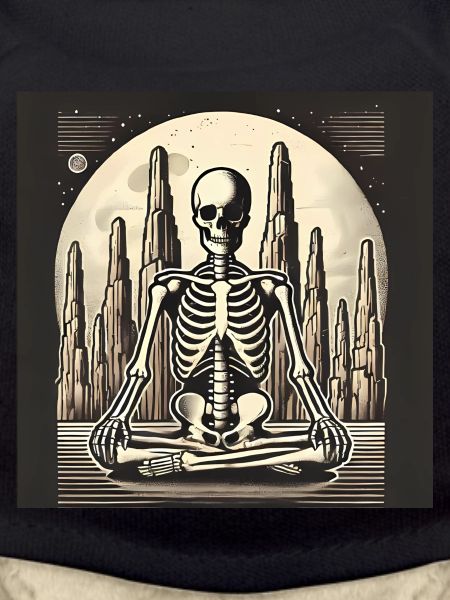Skeleton in Solitude Illustration