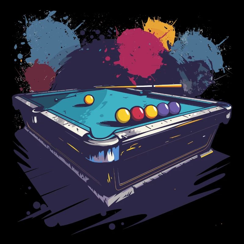 Billard Grafik