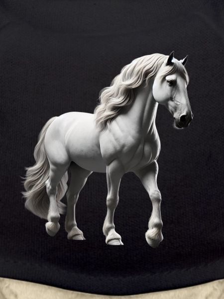 Cheval Gris Blanc
