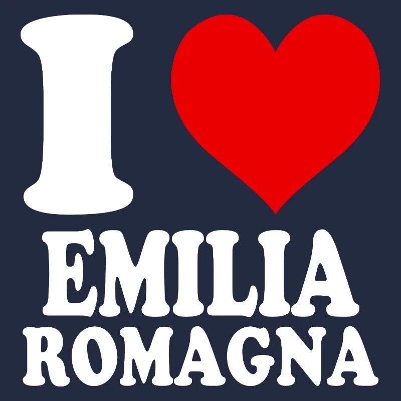 I Love Emilia Romagna Heart Region Italy Funny