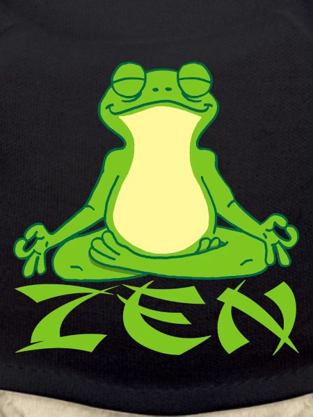 Frog doing yoga