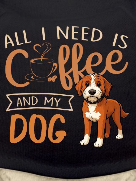 Coffee, dog and me