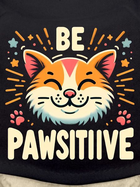 Be pawsitive cute cat