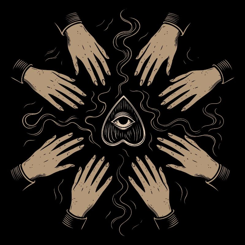 Samhain Witch Hands Ritual Mystical Motif