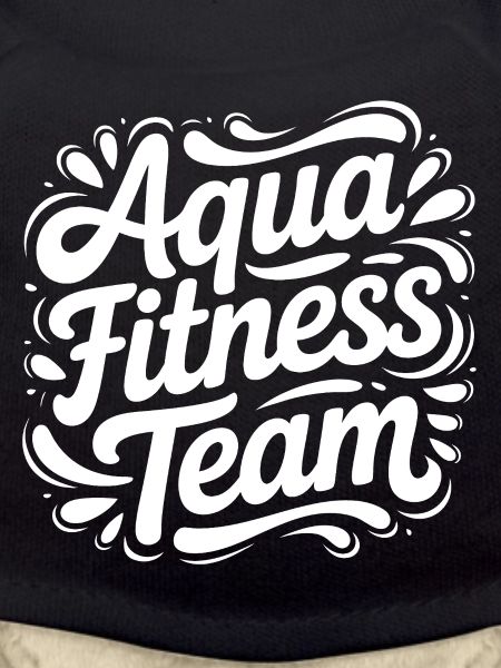 Lettrage d’équipe d’aquaforme