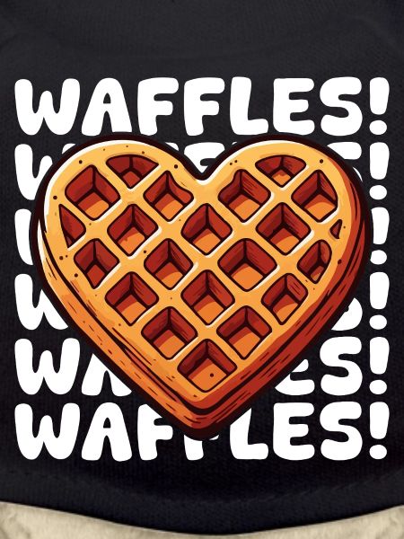 Pop Art Waffle Heart