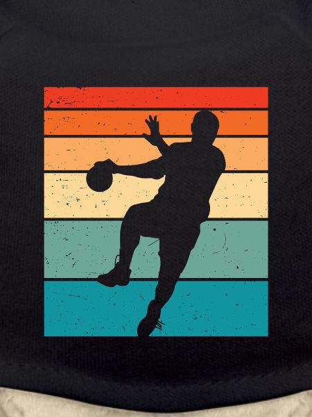 Retro Handball Handball Player