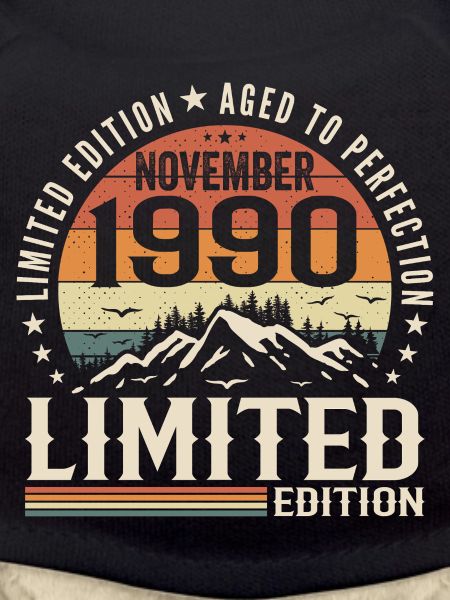 November 1990 Unique Retro Anniversary