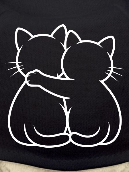 Katzen Umarmung
