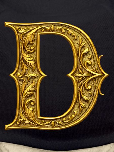 Ornamentgold Initiale D