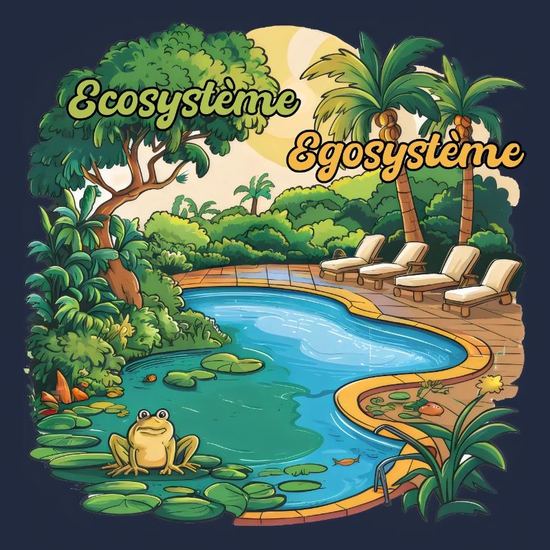 Ecosystem Egosystem Message Engagé pour la Planète