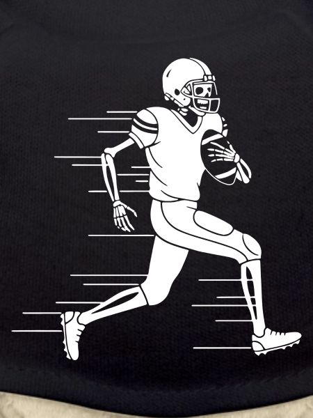 skeleton plays american football