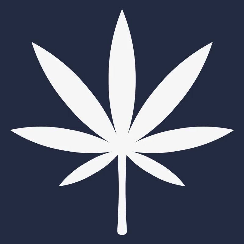 Cannabis / Marihuana / Hanfblatt (White)
