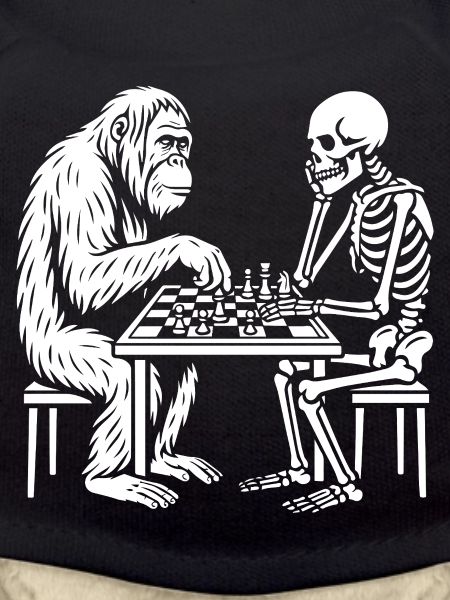 Primate vs Skeleton Chess Duel