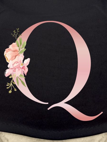 Monogramme Floral Q pastel
