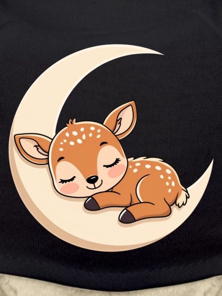 Moon Rest Fawn Sleeping