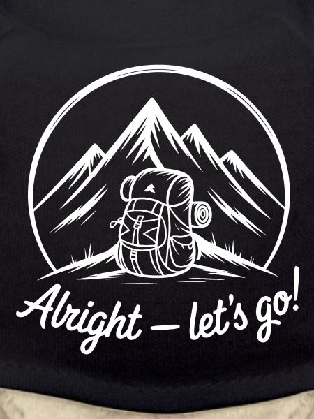 Mountain Trail Adventure Backpack Graphic