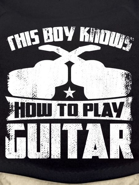 Guitariste drôle