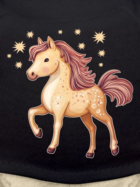Cheval mignon avec des étoiles