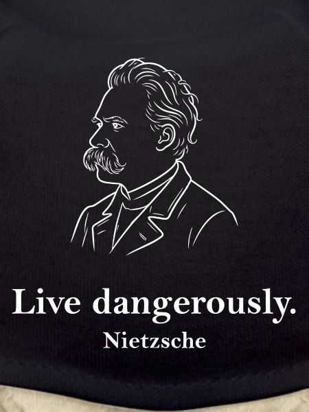Live Dangerously Nietzsche-Porträt