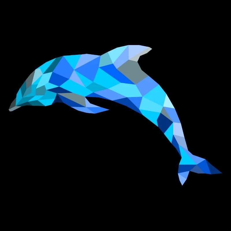 Blauer Delphin