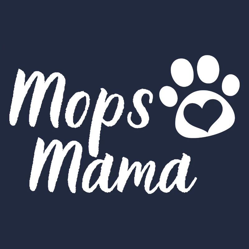 Mops Mama Hunde Muttertag Geschenk Haustier Mops