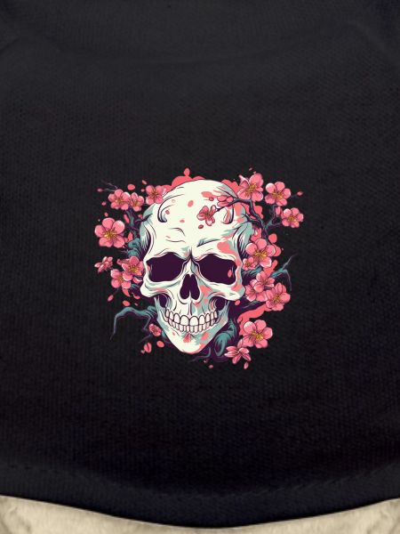 Skull skull with flowers