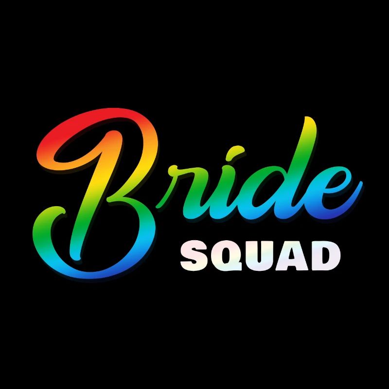 Bride Squad Rainbow