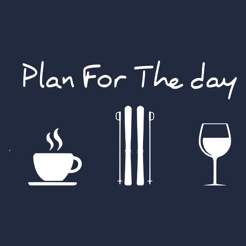 Plan for the day - skiing and fun