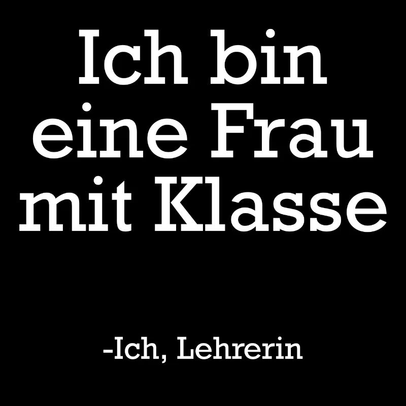 Frau mit Klasse - Lehrerin