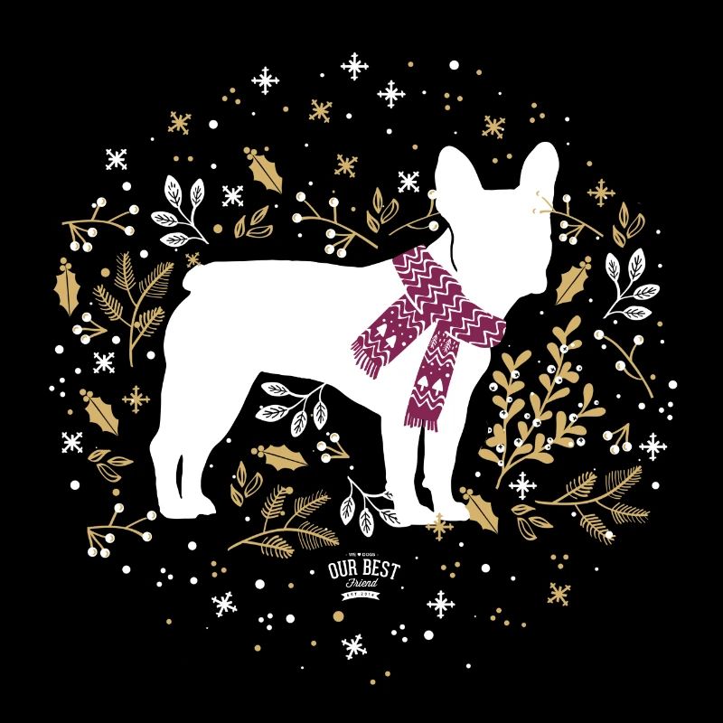 French Bulldog Winter