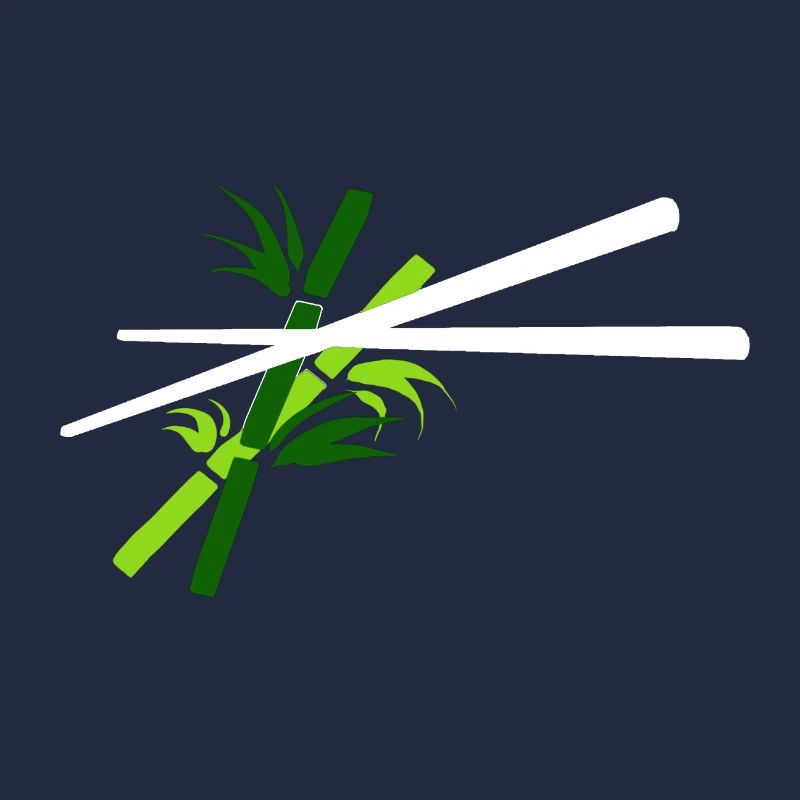 Chopsticks with bamboo background - chopsticks