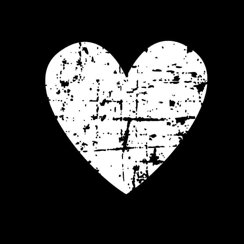 distressed heart Valentinstag Geschenk Partner