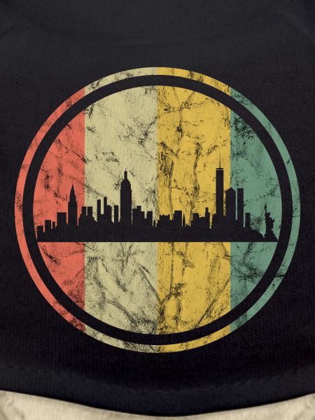 NYC retro skyline