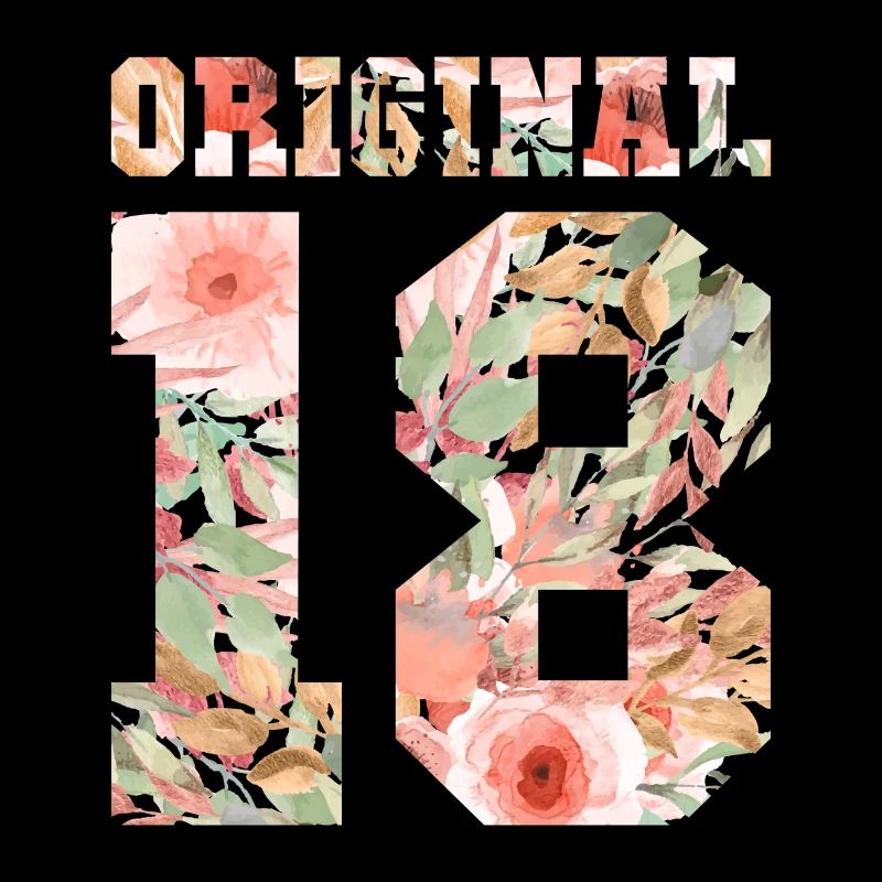 Cadeau de fleur d'anniversaire original de 18 ans