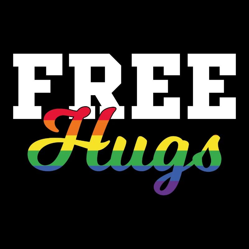 Free Hugs lgbt gift