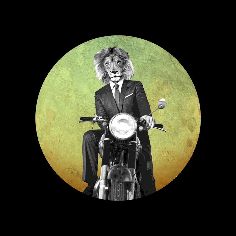 Lion Biker