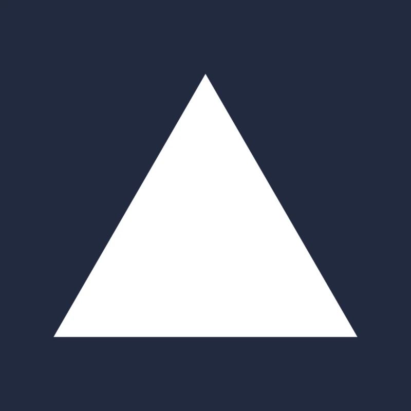 Triangle Triangle Blanc