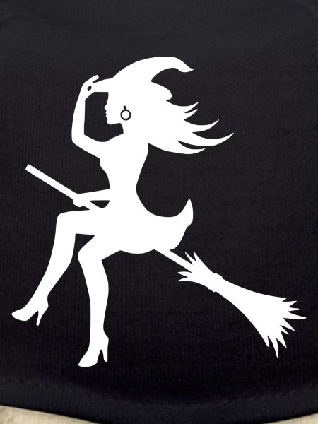 Witch / Befana on broom