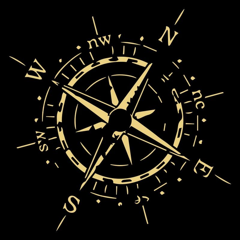 Windrose Kompass Hafen Bstyled | Freizeitmode
