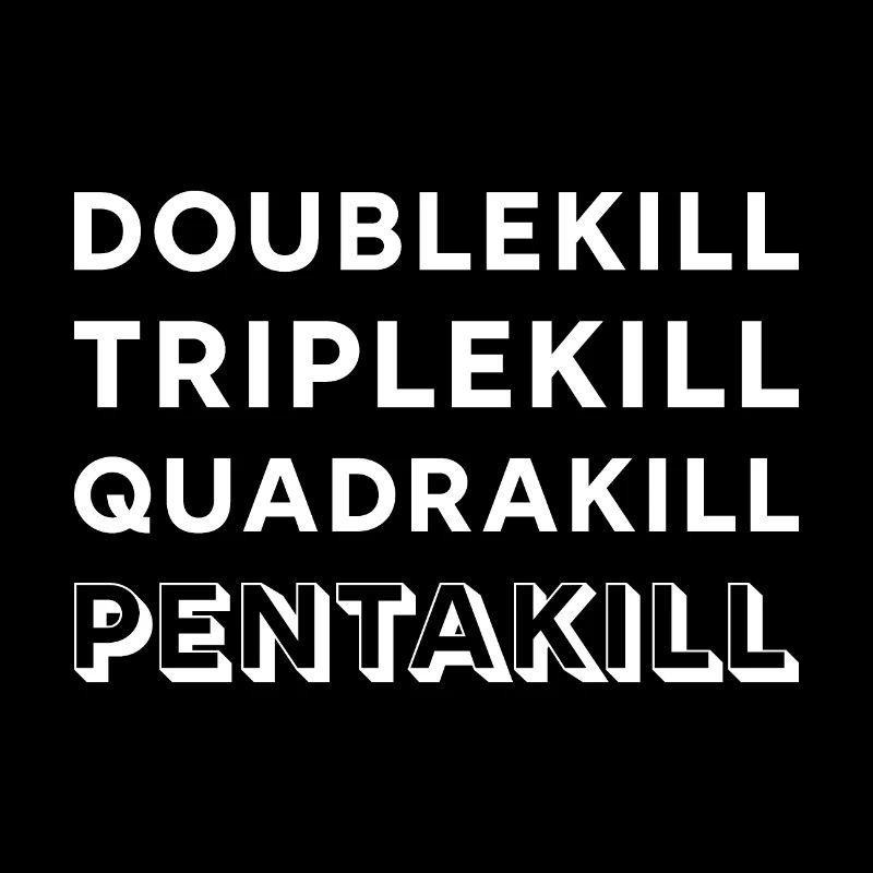 Double triple quadra pentakill gamble skill lol