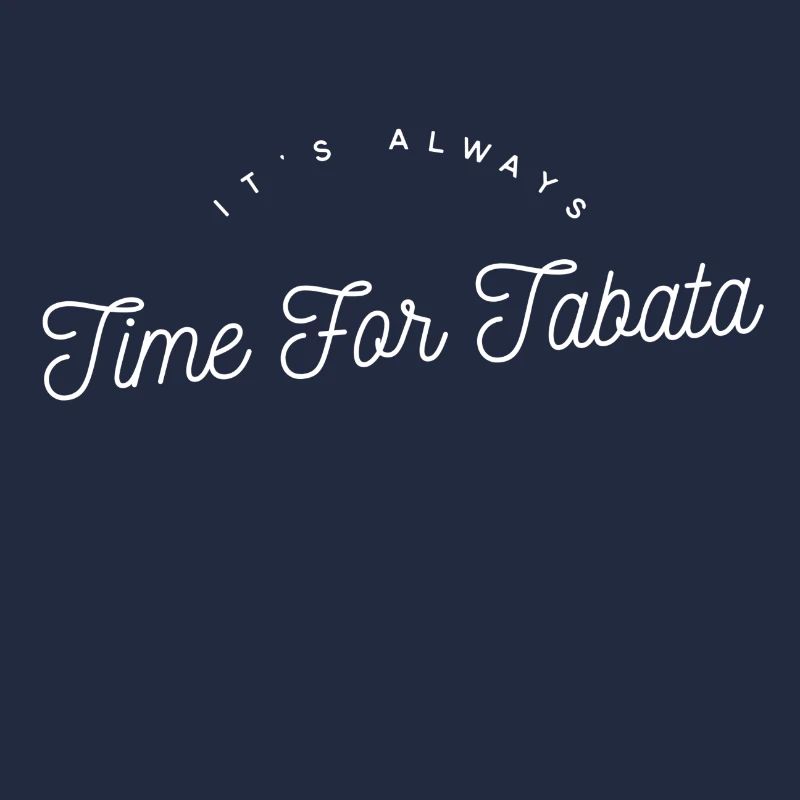 Il est toujours temps pour Tabata Temps pour Tabata Design
