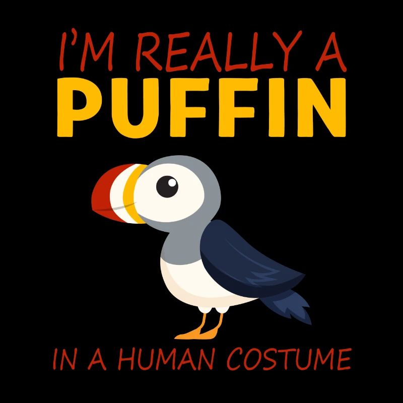I`m really a Puffin in a Human Costume Lunde