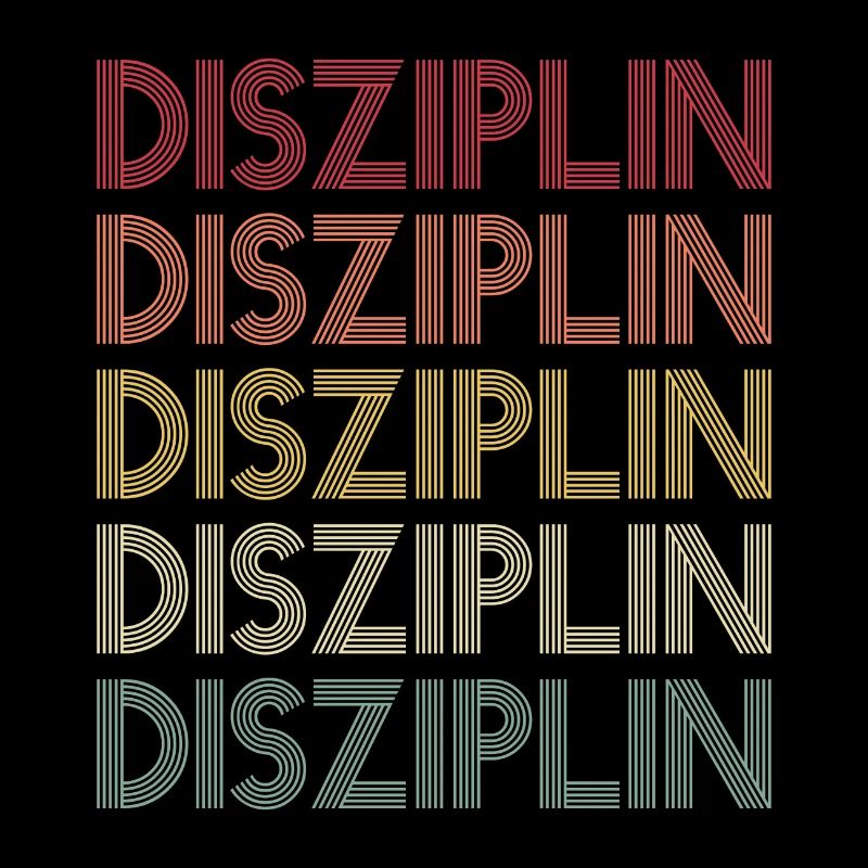 Disziplin Selbstbeherrschung Selbstdisziplin Idee