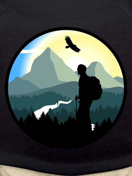 Mountains, hiking, wilderness - man