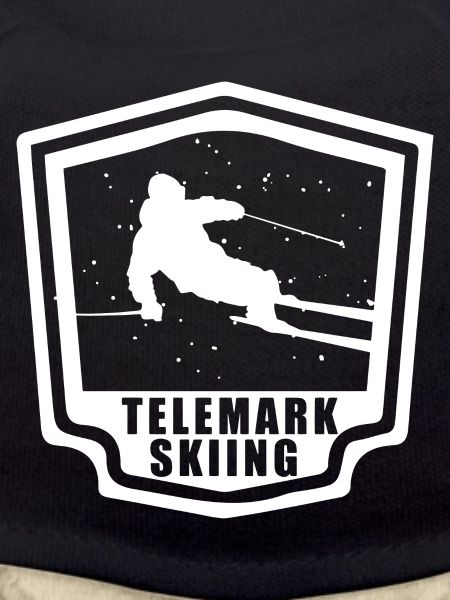 Telemark skiing