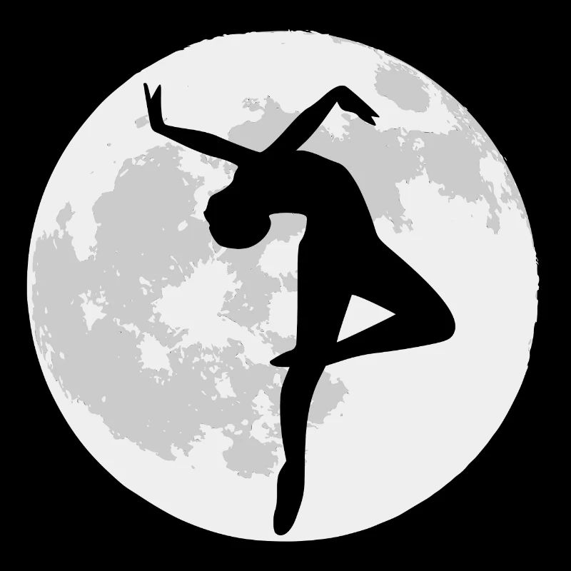 Danseuse avant la pleine lune
