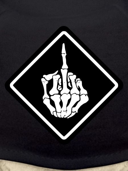 Mittelfinger - Skull n Bones Biker