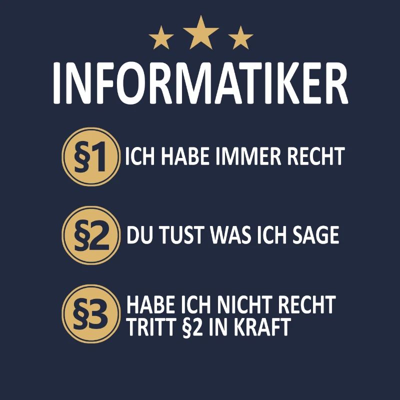 Informatiker Programmierer Informatik Spruch